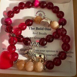 The Bold One – Courage & Confidence Bracelet Set
